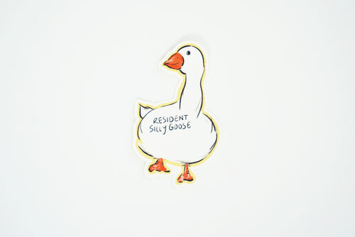 Resident Silly Goose Matte Vinyl Sticker