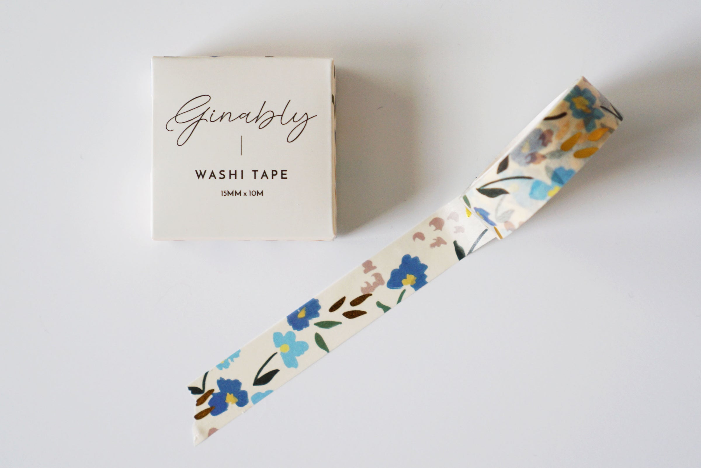 BGM Washi Tape 20mm Foil Stamping - Flower Melody Gerbera