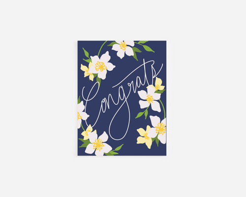 Ginably Blue Glitter Floral Washi Tape – Awayday